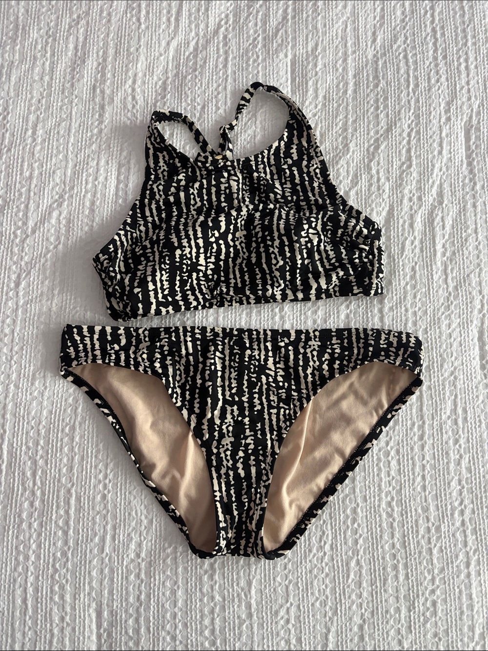 Kona Sol 2 Piece Swimsuit with High Neck